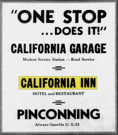 California Inn - Jun 07 1936 Article (newer photo)